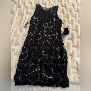 Sexy Sheer Short Sequin Dress! Party Time!